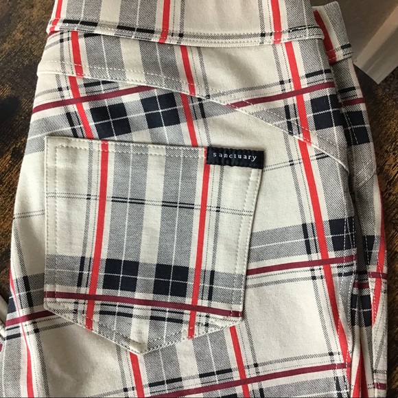 Sanctuary Grease Plaid Leggings - Picture 4 of 7